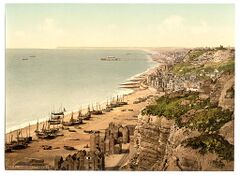 (View from the East Cliff, Hastings, England) (LOC)